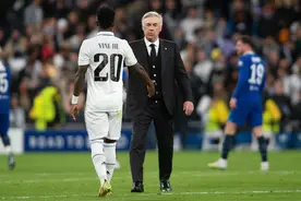 皇马完胜十人切尔西占据先机！安切洛蒂是队史欧冠胜场第一的教练图片