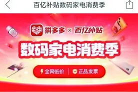 拼多多投入10亿元启动“百亿补贴数码家电消费季”图片