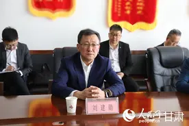 兰州市委副书记、市长刘建勋一行走访人民日报社甘肃分社图片