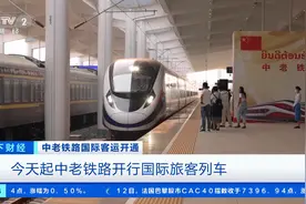 超全攻略！中老铁路国际旅客列车正式开行，通关流程怎么走？总台央视记者体验→图片