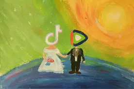 潮声丨长短视频纷争腾讯抖音言和，互联网企业“拆墙”才能共赢图片