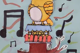 剪贴画：唱歌的小鸟｜烟台中小学生“才艺秀”作品征集图片