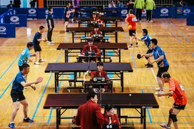 市教育系统乒乓球赛落幕 近300人同场竞技 场面壮观图片