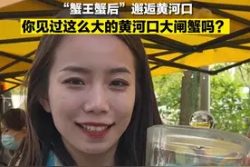 “蟹王蟹后”邂逅黄河口，您见过这么大的黄河口大闸蟹吗？图片
