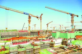 新桥国际机场T2航站楼主体结构力争年底封顶图片
