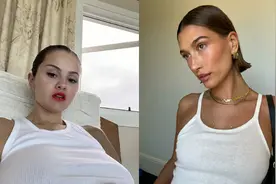 虽迟但到！赛琳娜晒性感照 海莉紧随其后晒自拍图片