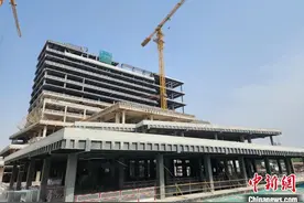 打造绿色建筑新地标 北京海淀东升科技园三期主体结构封顶图片