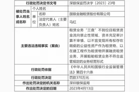 国开行旗下国银金租领罚370万元，去年利润下滑超14%图片