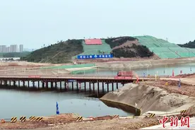 实拍西部陆海新通道（平陆）运河施工现场图片