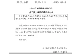 是家丑亦是顽疾 拉卡拉自曝“跳码”一日缩水20亿图片