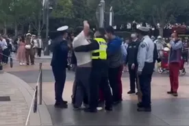 马上评｜迪士尼乐园里寻衅撒泼，不姑息是一堂法治课图片