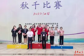 【冠军面对面】7米高空，绽放“秋千姐妹花”图片