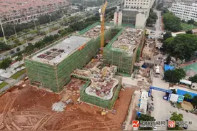 主体封顶，力争8月竣工图片