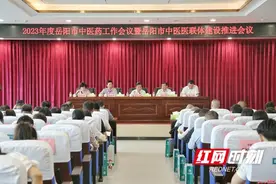 岳阳市召开中医药工作会议暨中医医联体建设推进会图片