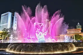 杭州武林广场“八少女”音乐喷泉回来了图片