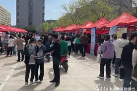 青科大举办春季最后一场大型招聘会，29家上市公司到场揽才图片