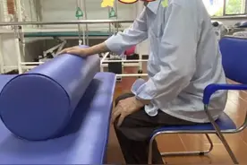 钱报健康小站丨骨折手术后仍不能活动，郁闷的他寻到了家门口的康复治疗图片