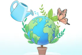 漫画｜珍爱地球，人与自然和谐共生图片