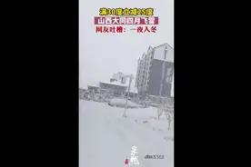 满30度立减25度，山西大同四月飞雪，网友吐槽：一夜入冬图片