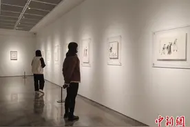中国戏曲人物画鼻祖关良作品山西展出图片