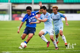 阮君直接任意球破网，东莞莞联1比0无锡吴钩获队史中甲首胜图片