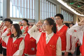 杭州市首个亚运场馆志愿者团队临时团委成立图片