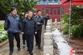 古县县委书记庞明明深入古县牡丹景区现场办公图片