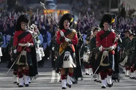 （外代一线）澳大利亚纪念“澳新军团日”图片