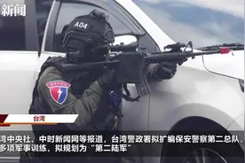 台湾拟扩编警察规划“第二陆军”，媒体人赵少康炮轰蔡英文图片