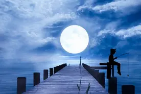 夜雨丨何龙飞：第一次夜钓图片