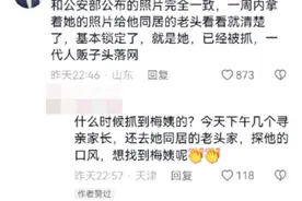 网传“梅姨落网”！警方回应！图片
