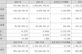 欣龙控股：2022年亏损1.20亿元图片