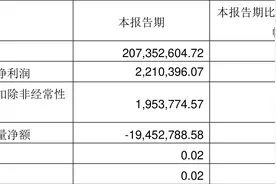 海鸥股份：2023年一季度净利润221.04万元 同比下降20.58%图片
