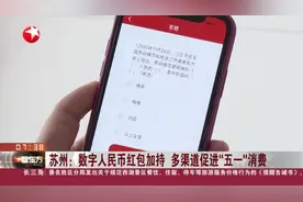 苏州：数字人民币红包加持 多渠道促进“五一”消费视频封面