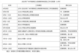 广州海珠公布2023年义务教育学校招生工作日程，5月5日起报名图片