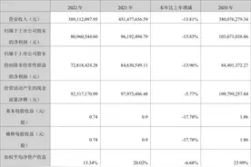 炜冈科技：2022年净利润同比下降15.83% 拟10派1.7元图片