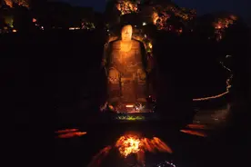 川渝好风光丨乐山：观三江交汇 赏大佛夜景图片