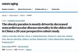 胖一点的老人和瘦一点的老人，谁更易长寿？图片