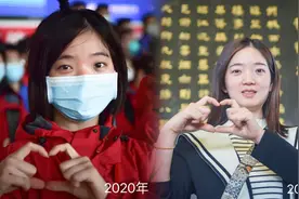 援鄂医护姐姐与大学老师相拥黄鹤楼图片