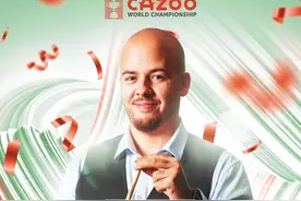 卢卡·布雷切尔斩获2023年斯诺克世锦赛冠军图片