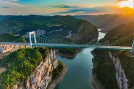 贵州金烽乌江大桥进入通车倒计时图片