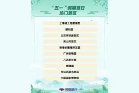 “五一”休闲旅行市场火热，广州动物园上榜热门景区前十图片