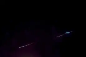 哈尔滨夜空现不明发光体，目击者：移动速度快，拖着“长尾巴”图片
