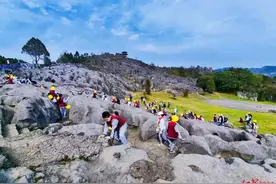 受地震影响，四川兴文石海景区临时闭园，已预约的游客可办理退票手续图片