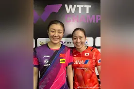 日本名将石川佳纯晒与陈梦合影：很开心最后一场能和她交手图片