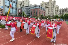 赛场展风采，东昌府区启明小学举办2023年春季运动会图片