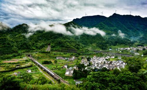 来,数一数中共有几个铁路桥洞