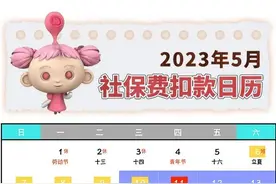 2023年5月社会保险费征缴时间安排看这里图片