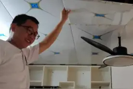 网上找人补厨房漏水，花了4000元，结果越补越漏图片