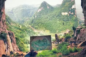 攀岩者看到的绝美风景是什么样的？这个绘画展告诉你图片